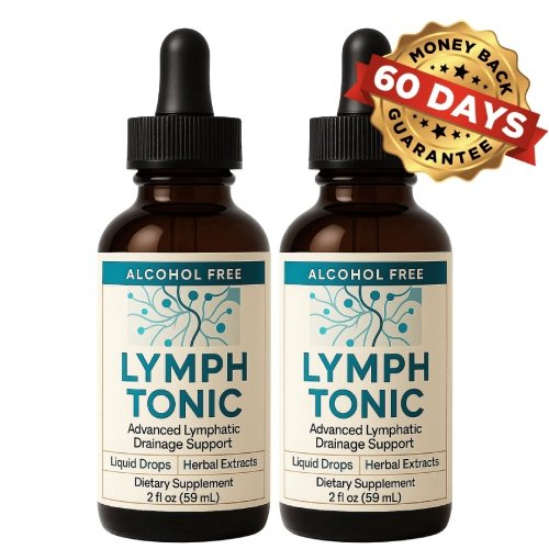 Natural lymph support formula designed to promote healthy lymph flow, circulation, and fluid balance for daily wellness